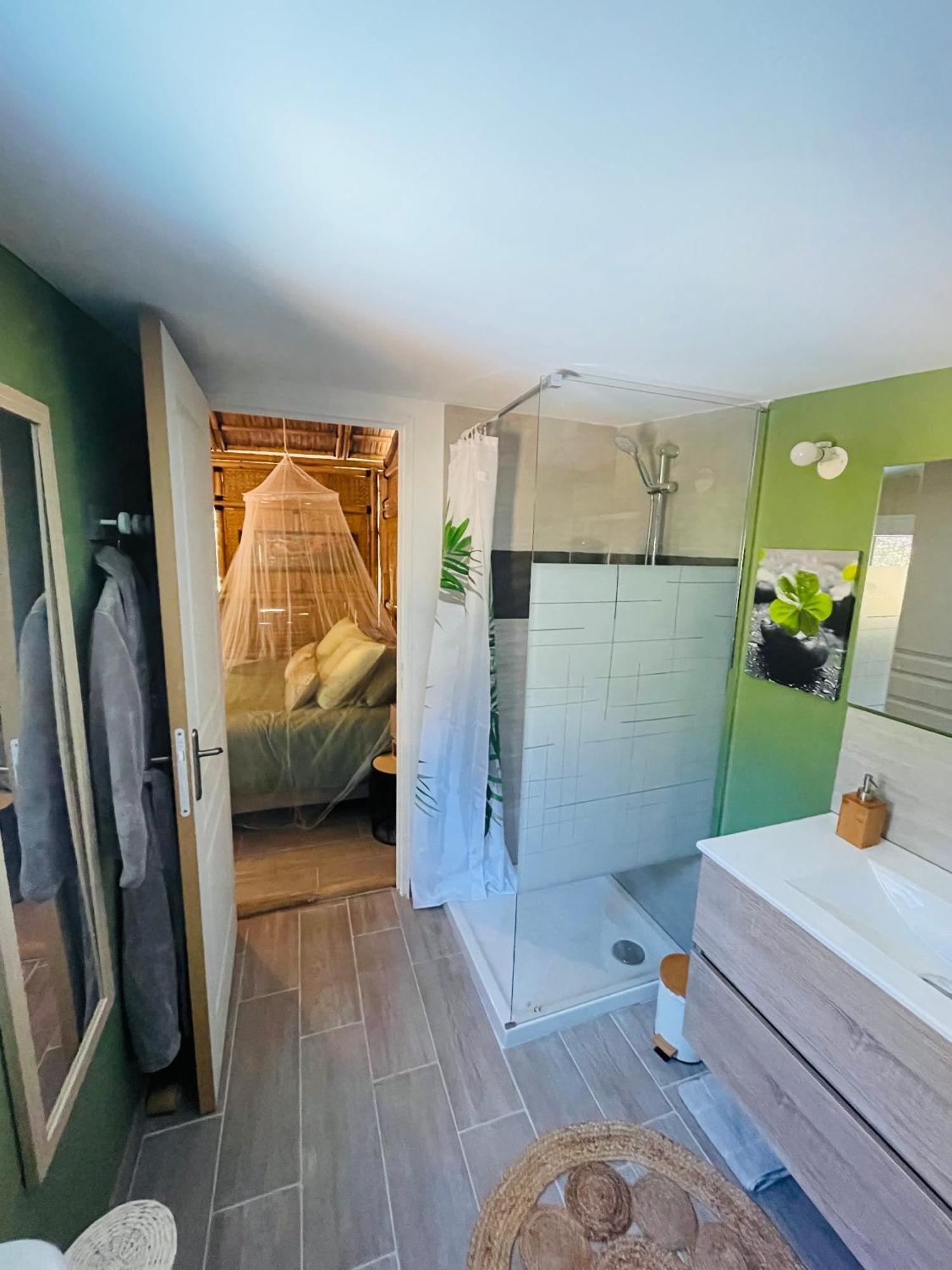 Suite Bambou Bien-Etre A Bali - Le Soleil Des Cevennes Saint-Jean-du-Gard Eksteriør bilde