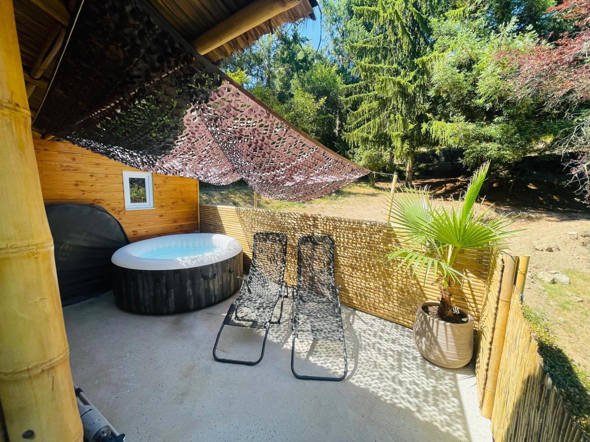 Suite Bambou Bien-Etre A Bali - Le Soleil Des Cevennes Saint-Jean-du-Gard Eksteriør bilde